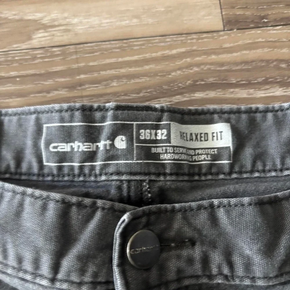 Vintage Y2K/2000s Grey Carhartt Workwear Skater Carpenter Pants! 35x31